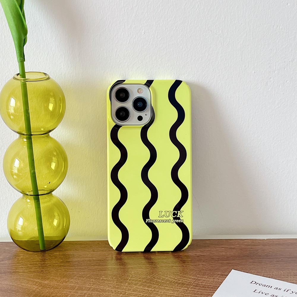 Ốp Điện Thoại Cứng Họa Tiết Lượn Sóng Cho iPhone 11 11ProMax 12 12Pro 12ProMax 13 13Pro 13ProMax 14 14Pro 14Plus 14ProMax