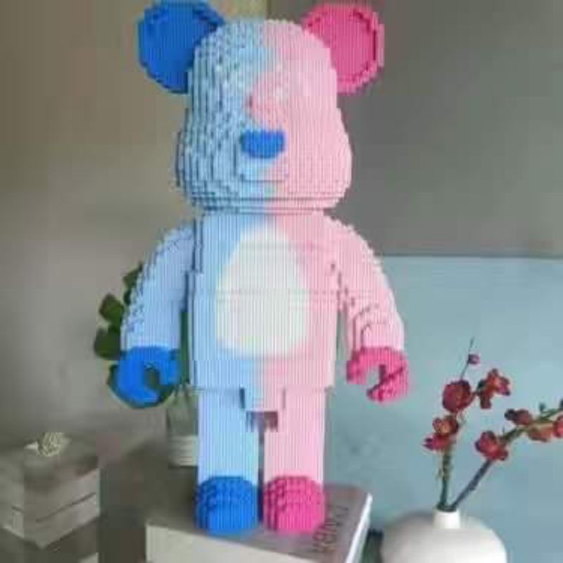 lego bearbrick hình chú gấu dễ thương ,size 55cm