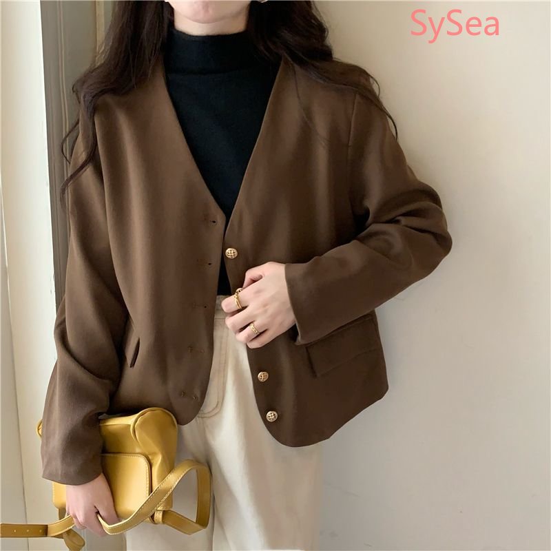 Áo Khoác Blazer Thời Trang Thu Thanh Lịch Cho Nữ