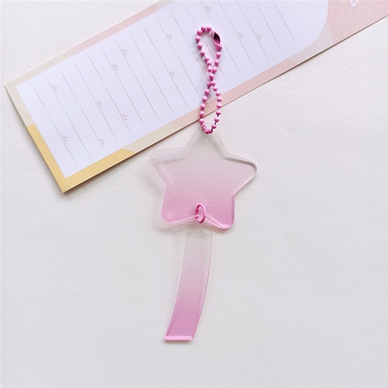 Chìa khóa Acrylic chuông gió thay đổi dần dần