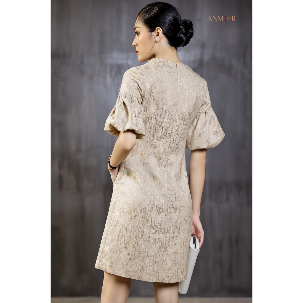 Fiona Dress - Đầm tay phồng - Anmier Thời trang công sở cao cấp