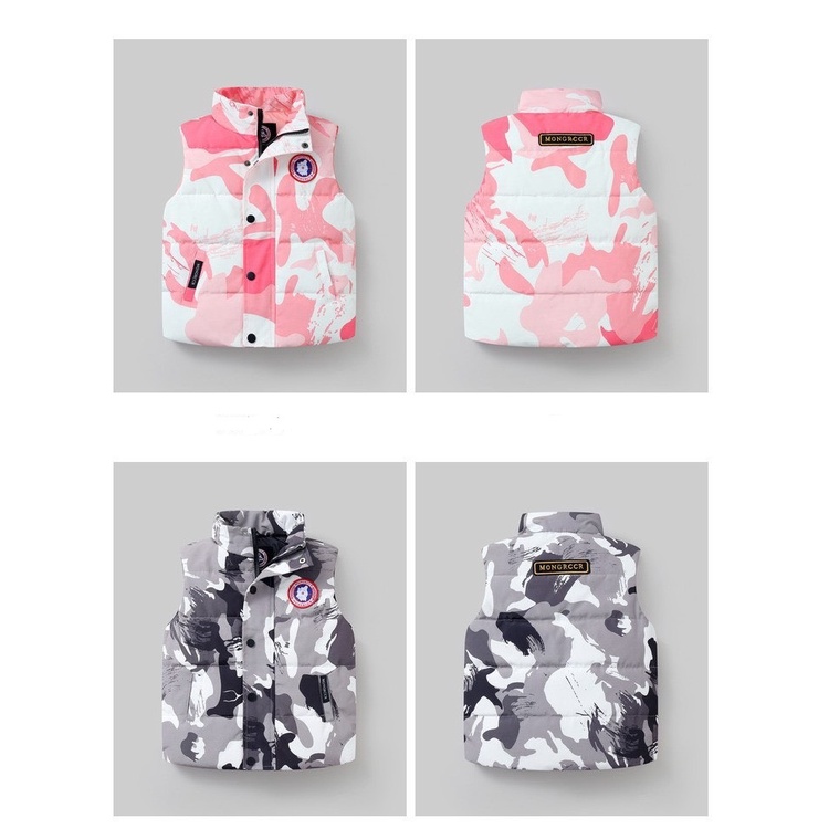 Áo phao gile lông vũ siêu nhẹ cho bé yêu