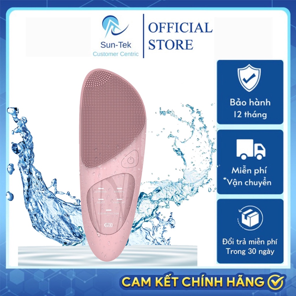 Máy Rửa Mặt Mini Cầm Tay Đa Năng Multi Care Máy Massage Mặt Đầu Silicon Giúp Sạch Sâu Da Chăm Sóc Mắt Môi Đẩy Tinh Chất