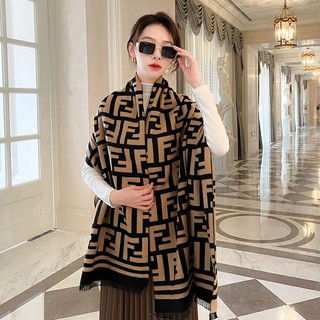 khăn choàng fendi khăn quàng cổ thời trang, khăn dạ ấm