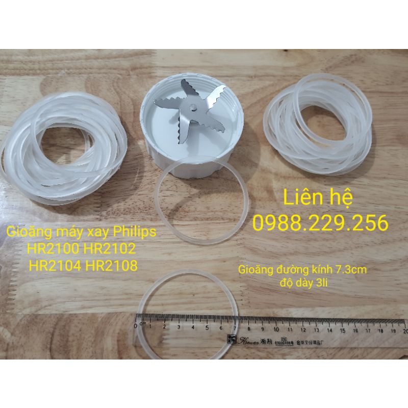Gioăng máy xay sinh tố Philips HR2100 HR2102 HR2104 HR2108