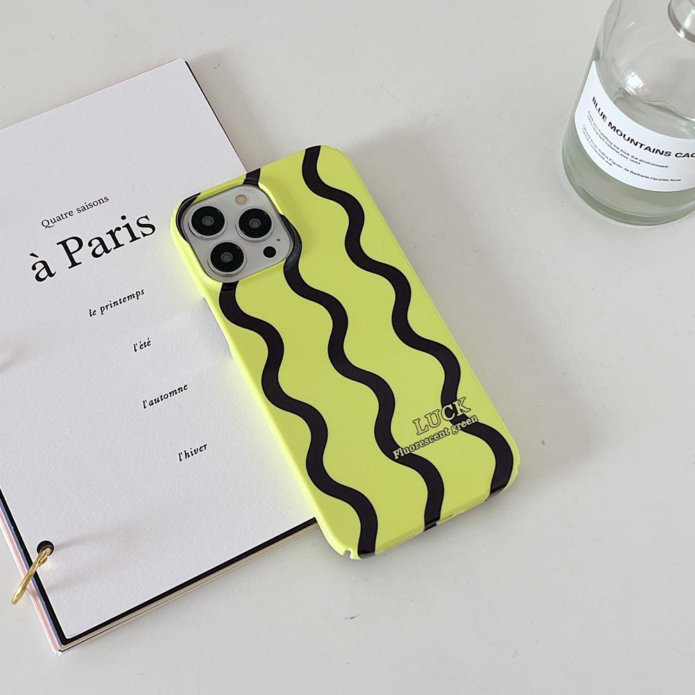 Ốp Điện Thoại Cứng Họa Tiết Lượn Sóng Cho iPhone 11 11ProMax 12 12Pro 12ProMax 13 13Pro 13ProMax 14 14Pro 14Plus 14ProMax