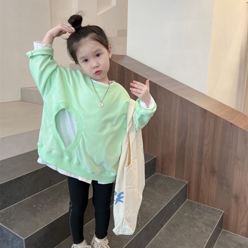 Quần Legging Lưng Cao Chất Liệu Dày Dặn Ấm Áp Thời Trang Cho Bé Gái