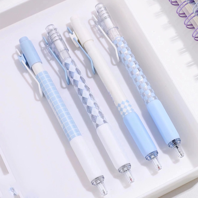 Bộ 4 Bút Mực Gel Ngòi 0.5mm Hình Hoa Cúc Dễ Thương