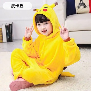 bộ đồ thú hình picachu siêu đáng yêu