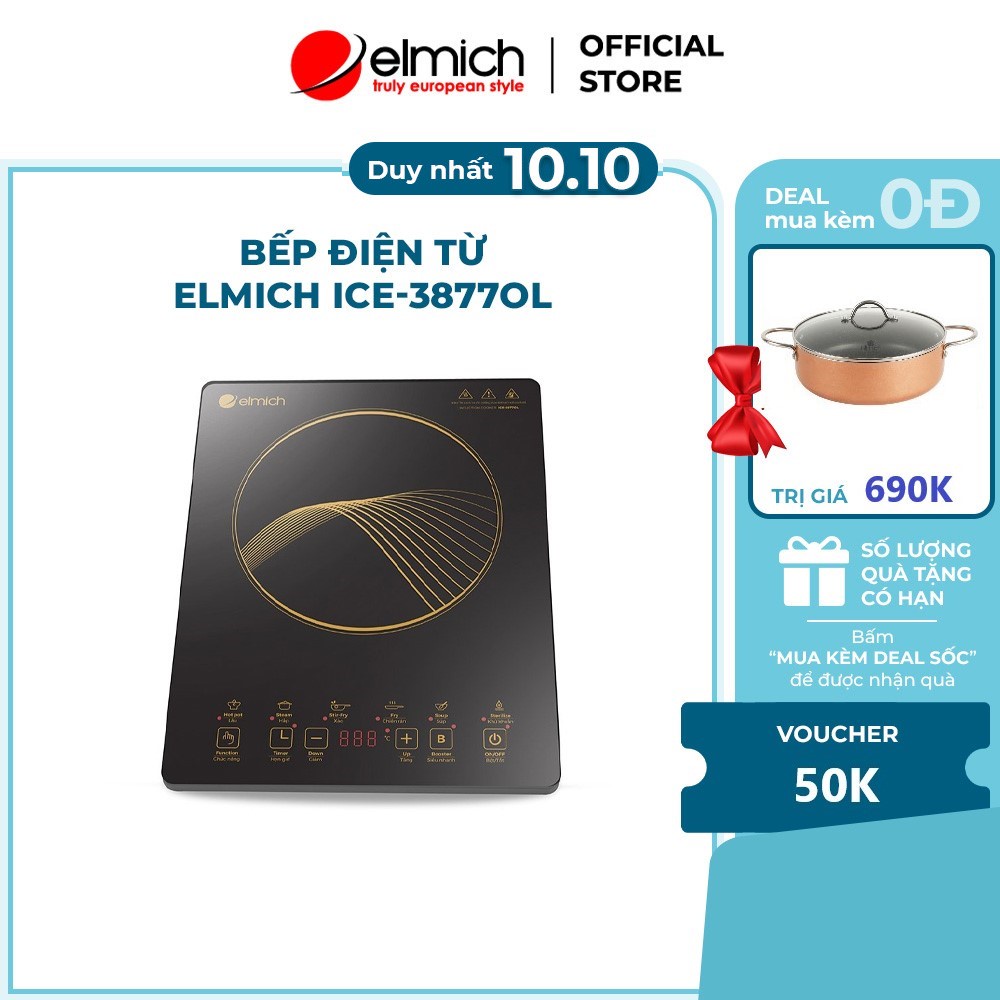 Bếp điện từ Elmich ICE-3877OL