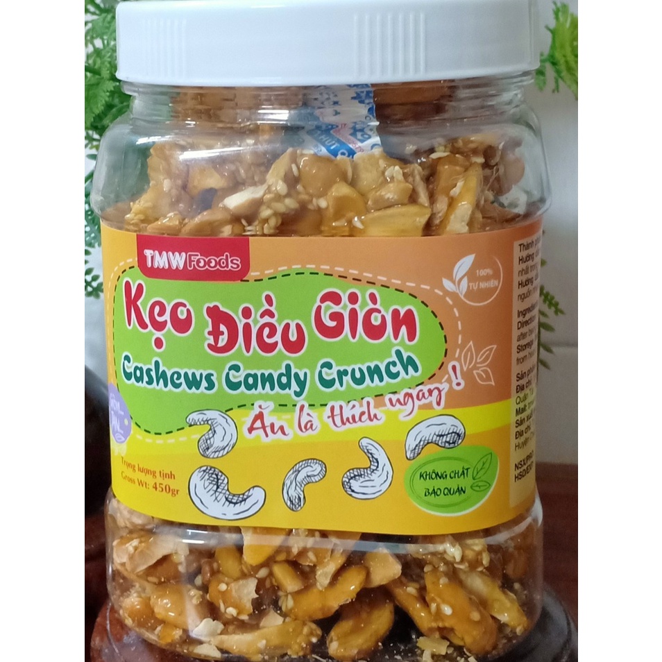 KẸO ĐIỀU GIÒN-TMW foods-450g/hộp