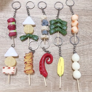 Mô hình đồ ăn xiên thịt nướng sushi