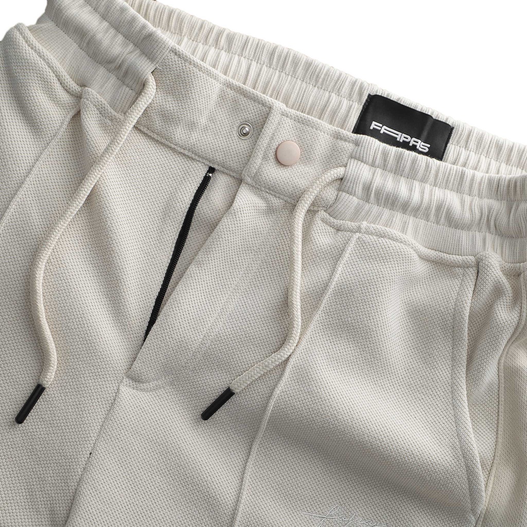 Quần Shorts Nam Lohan SS2 Thêu Logo Tinh Tế Chất Pique Phối Nỉ Mềm Co Giãn Phong Cách Năng Động Form Thoải Mái - FAPAS