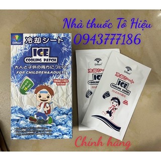Miếng dán lạnh hạ sốt diftori ice cooling nhật bản