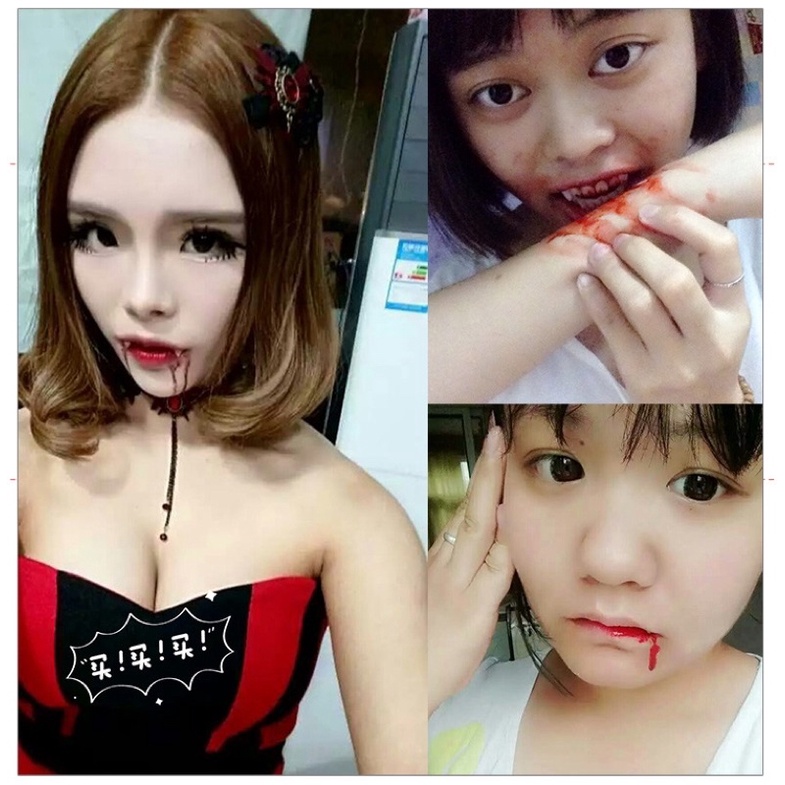 Chai máu giả hoá trang 🎃 halloween