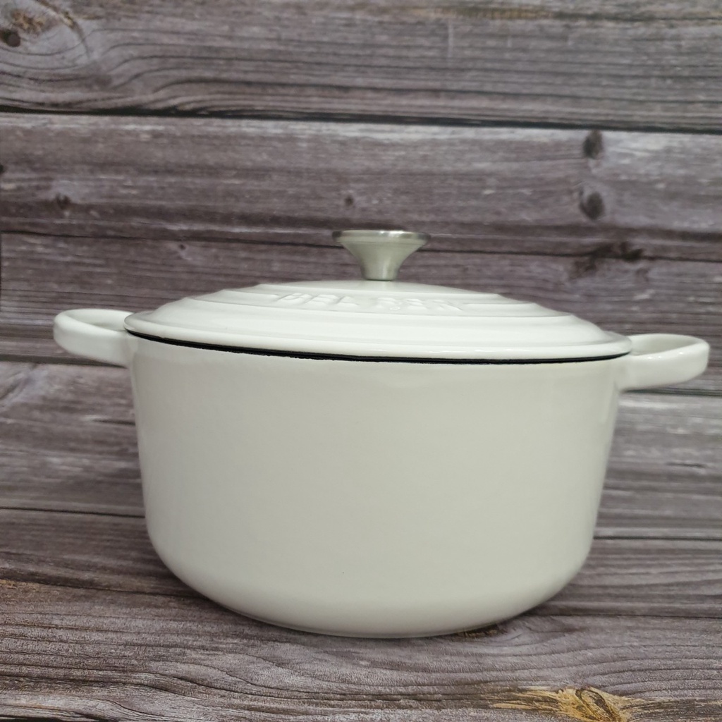 Nồi Gang Tráng Men Kho Cá Thịt OEM 22cm 3QT 3.5Lit