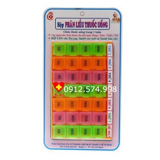 Chia thuốc uống theo tuần