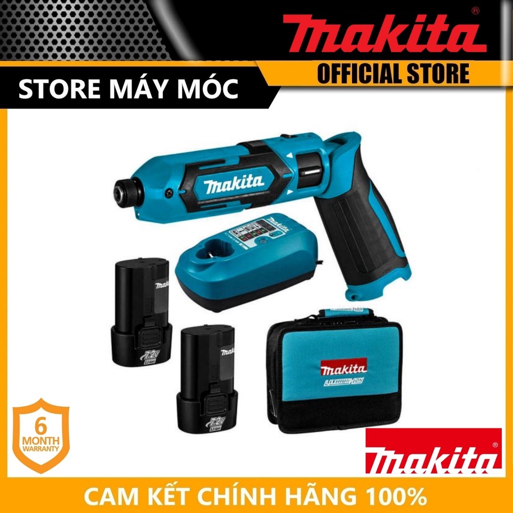 MÁY VẶN VÍT DÙNG PIN 7.2V MAKITA TD022DSE- HÀNG CHÍNH HÃNG