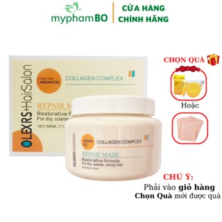 Ủ Tóc Olexrs Kem Ủ Tóc Phục Hồi Siêu Mượt Olexrs Hair Salon Collagen Complex 500ml