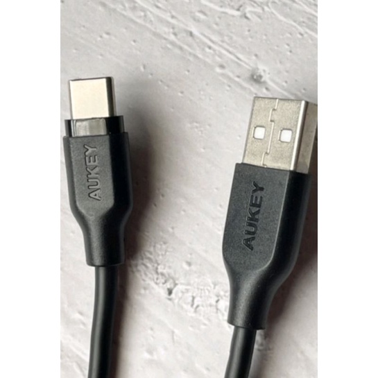 Cáp sạc chính hãng Aukey USB đến type C