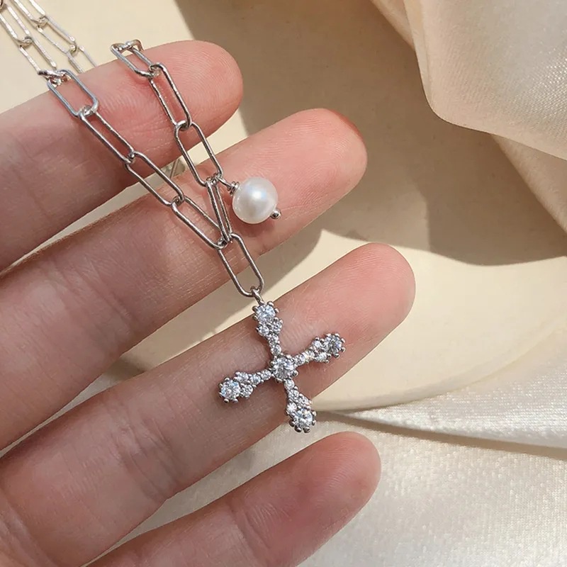 Vòng cổ Ngọc Trai Mặt Thánh Giá