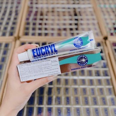 Kem Trắng Răng Eucryl Toothpaste 62g từ Anh Quốc