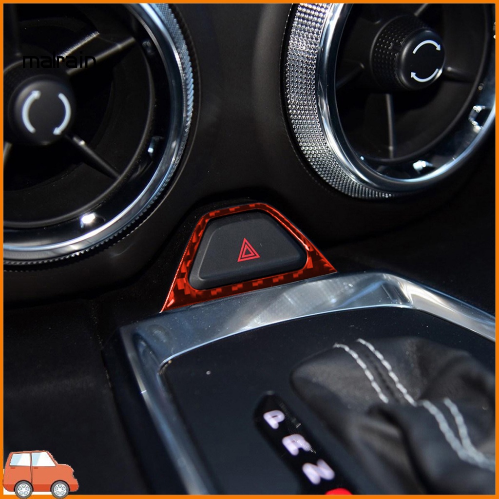 Ốp Viền Bảng Điều Khiển Đèn Bằng Sợi Carbon Chống Mòn