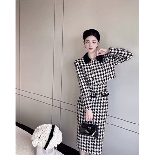 Sét Dạ Caro- Sét Dạ Twedd Dài