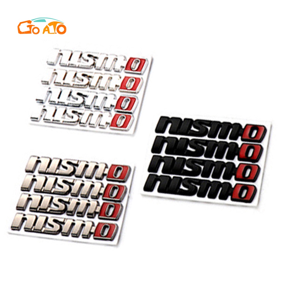 GTIOATO NISMO Kim Loại Biểu Tượng Xe Huy Hiệu Xe Hơi Biểu Tượng Oto Huy Hiệu Ô Tô Biểu Tượng Ô Tô Biểu Tượng Xe Hơi Trang Trí Ô Tô Cho Nissan X Trail Almera Sunny GTR Navara Teana Note Terra JUKE Kicks Serena ALTIMA Leaf NV200 Frontier Sentra GT-R
