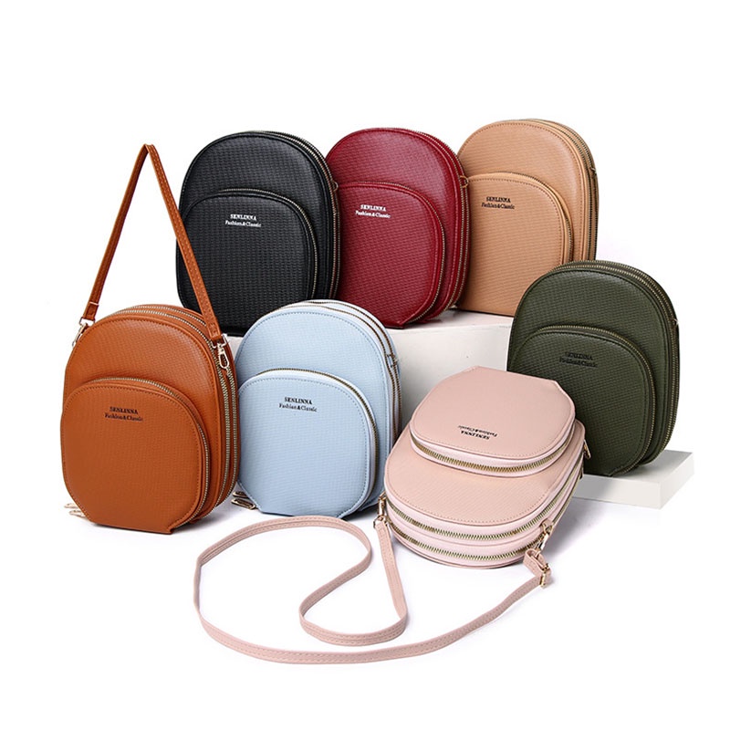 Túi Đeo Chéo mini Đa Năng Sức Chứa Lớn Thời Trang Cho Nữ