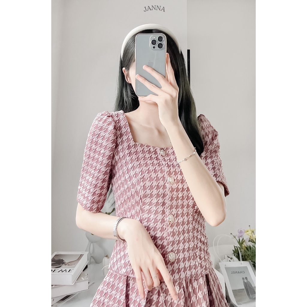 Set váy tiểu thư Ulzzang 2 món cao cấp - MS05 - Janna house