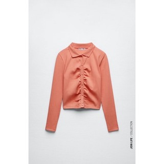 [ SALE] Áo thun gân dài tay Polo ZARA authentic