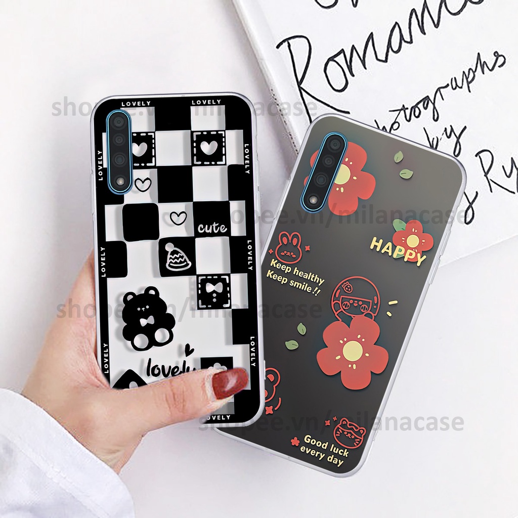 Ốp Vsmart Live in hình caro trái tim siêu đẹp, siêu nét đầy phong cách cá tính