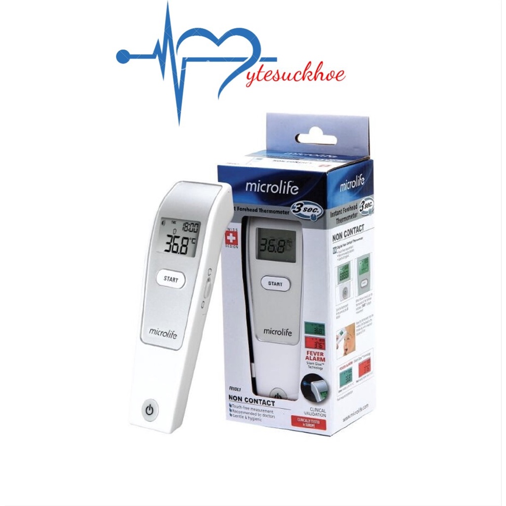 NHIỆT KẾ ĐIỆN TỬ HỒNG NGOẠI ĐO TRÁN MICROLIFE FR1MF1