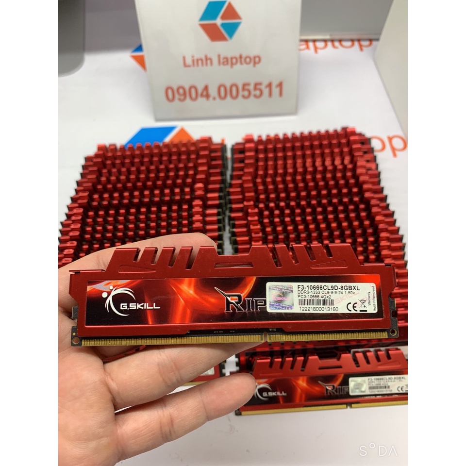 Ram Gskill Ripjaws - 4GB/ DDR3/ 1333 Mhz tản nhiệt nhôm