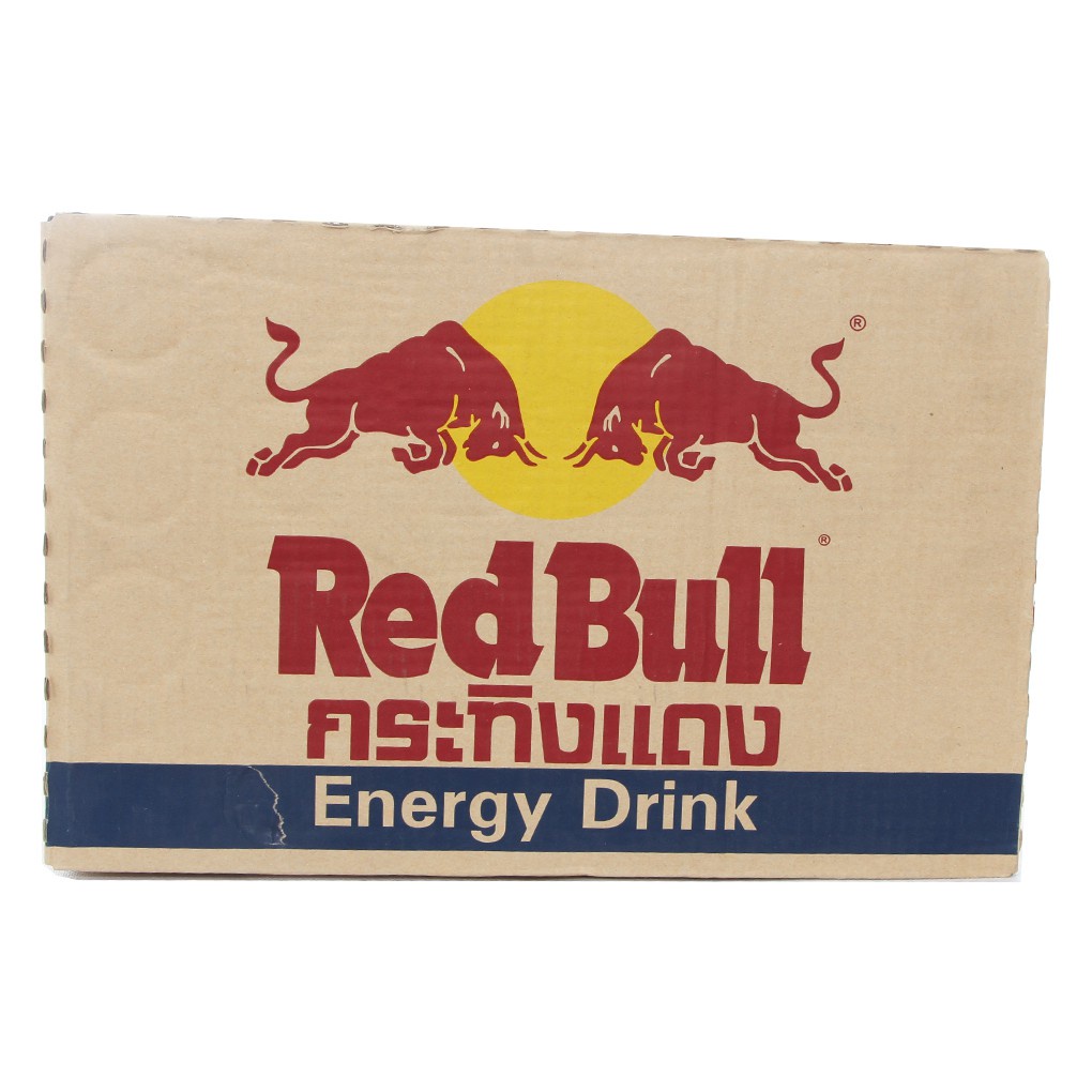 [1 thùng 24 lon] bò húc thái redbull, nước tăng lực lon 250ml x 24 lon