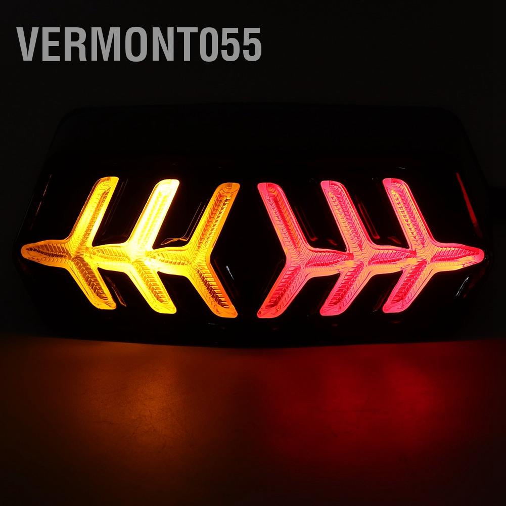 Có thể bán buôn Đèn hậu xe máy với đèn báo rẽ Phù hợp Honda MSX125 CBR650F CTX700 CTX700N Vermont055 Hàng giao ngay