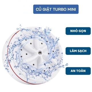 Củ Máy Giặt Turbo Siêu Âm Mini, Thiết kế có thể gập lại Làm sạch Chu trình tự động USB Power di cho tất lót Mokapick