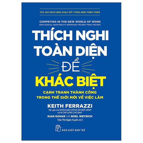 Sách Thích Nghi Toàn Diện Để Khác Biệt: Cạnh Tranh Thành Công Trong Thế Giới Mới Về Việc Làm