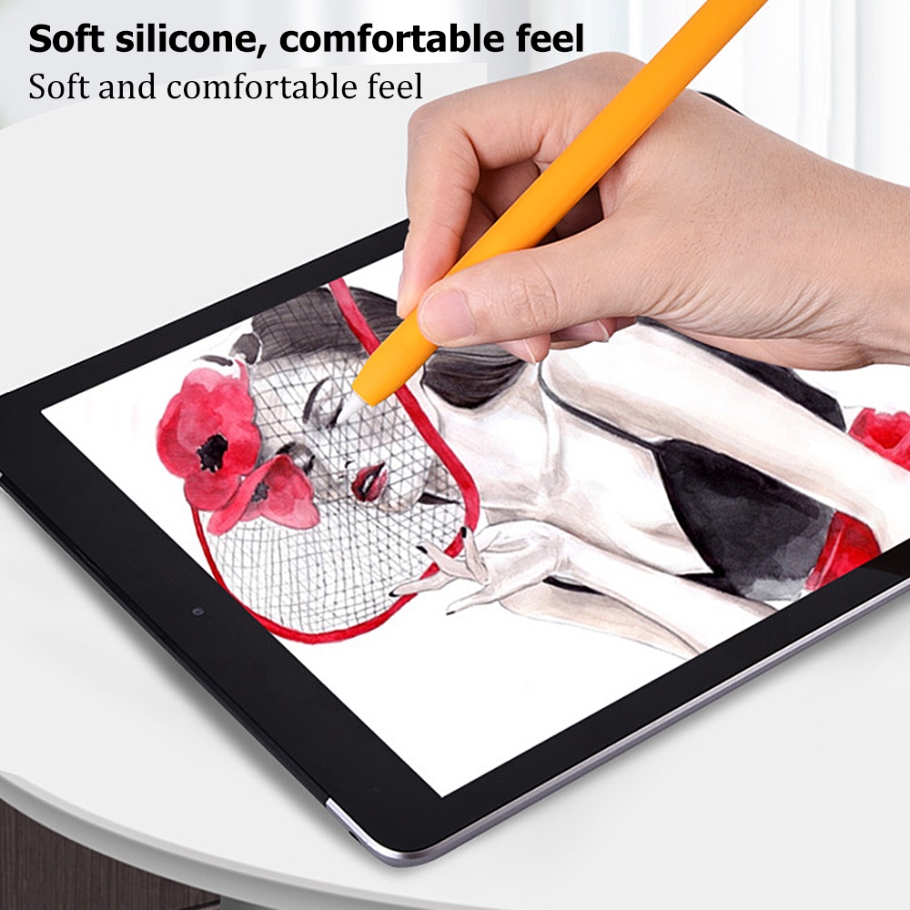 Vỏ Bọc Bút Cảm Ứng Apple Pencil Thế Hệ Thứ Hai Bằng Silicone Chống Trượt
