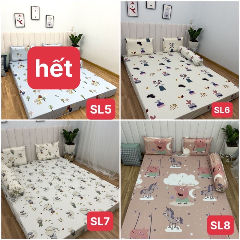 Ga chống thấm Minh Mẫn cotton thun lụa nano kháng khuẩn