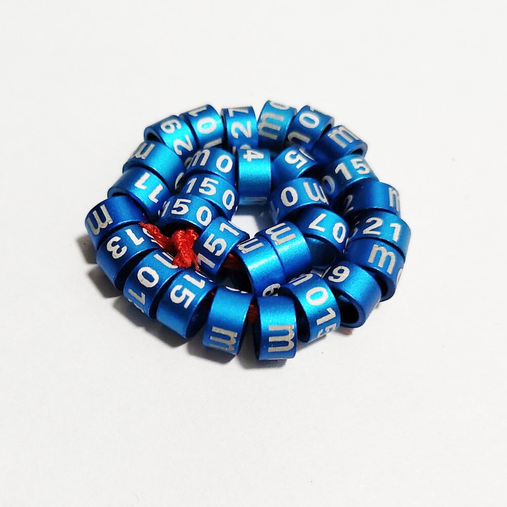 Set 30 / 10 Vòng Đeo Chân Huấn Luyện Chim Cảnh 5mm