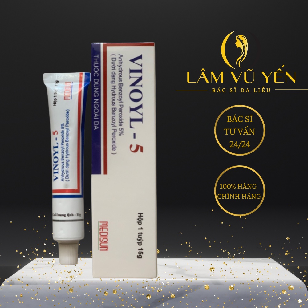 Gel chấm mụn Vinoyl-5 - Dr. Lâm Vũ Yến