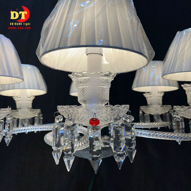 Đèn chùm phale phòng khách 6 tay phong cách mới DQM