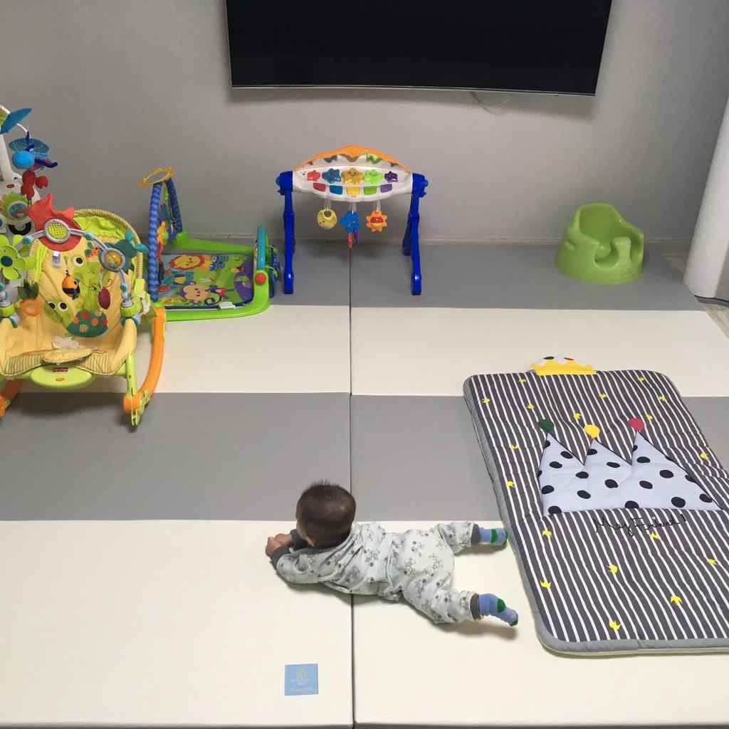 Thảm chơi trải sàn cho bé siêu tiện dụng nhập khẩu Bonitabebe Hàn Quốc