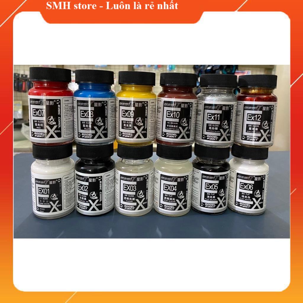 Sơn mô hình thương hiệu Sunin7 mã EX 01 - EX 35