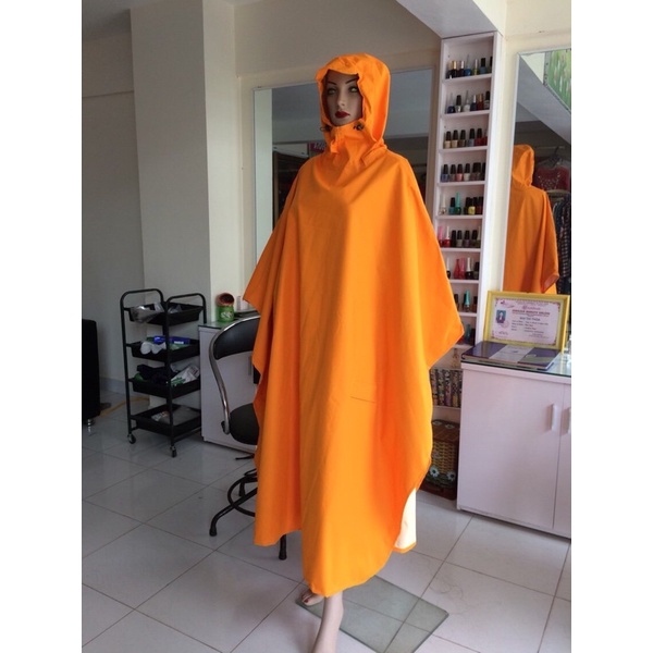 Áo mưa cánh dơi trơn không kính vải tráng mủ Hàn Quốc siêu bền đẹp