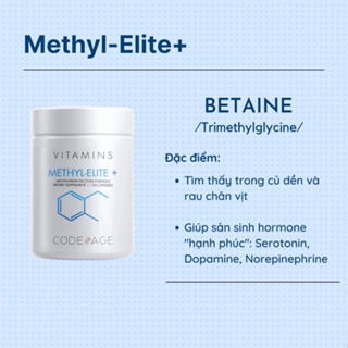 Viên uống bổ não codeage methyl elite hỗ trợ ngủ ngon tăng tập trung giảm - ảnh sản phẩm 5