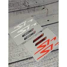 Tem xe sh ý 150i chữ nổi phản quang - decal