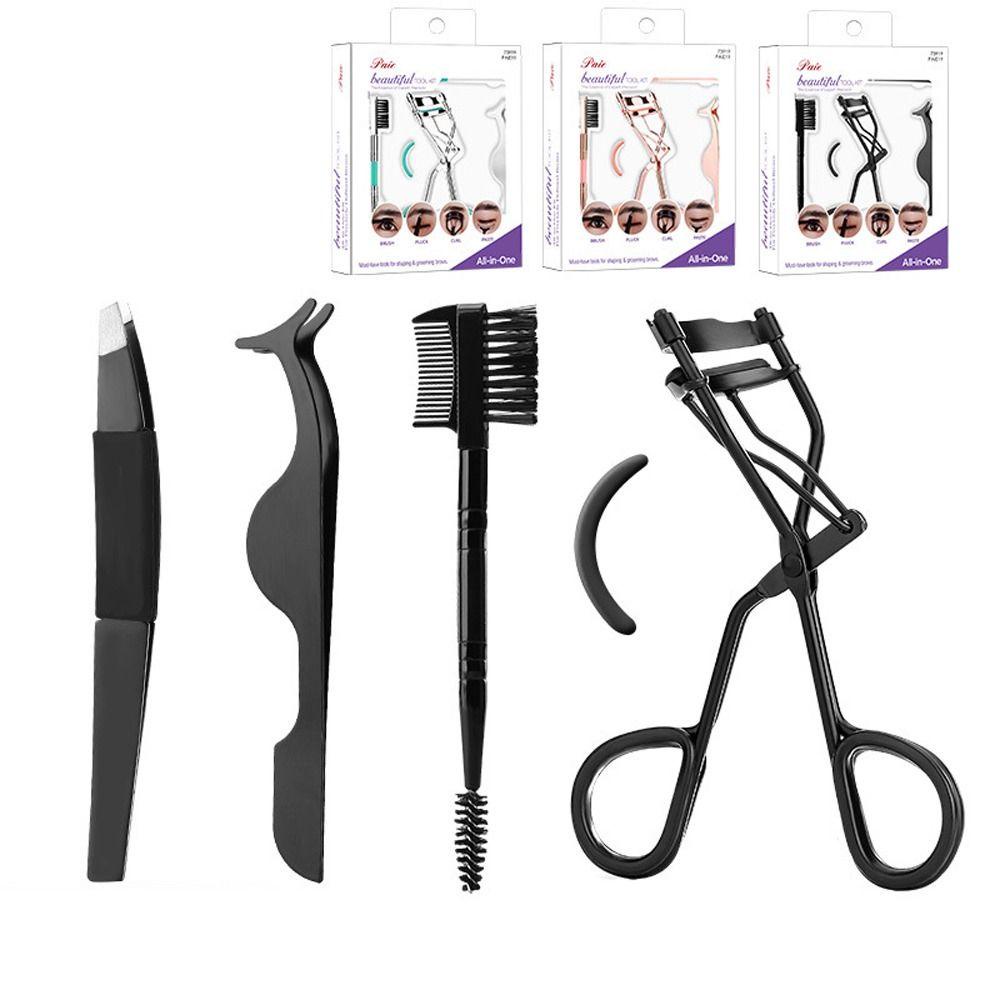 Dụng Cụ Bấm Cong Mi ANEMONE Hình Hoa Hồng Cho Nữ|Bộ Cọ Trang Điểm Lông Mày / Lông Mi Giả Có Lược Chải Tiện Dụng